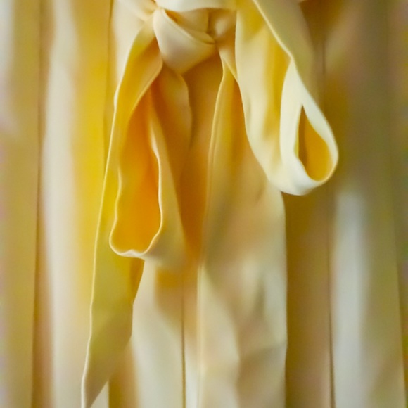 Modcloth Purely Pretty Yellow Pleated Skirt - Picture 5 of 5